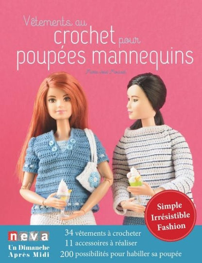 Vêtements au crochet pour poupées mannequins